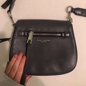 BRAND NEW Marc Jacobs Grey Leather Saddle Bag ✨